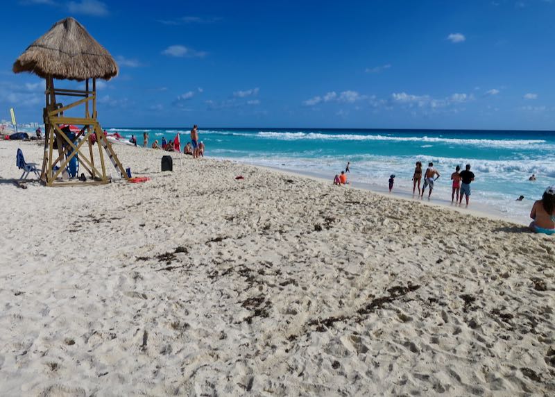 Cancun beach.