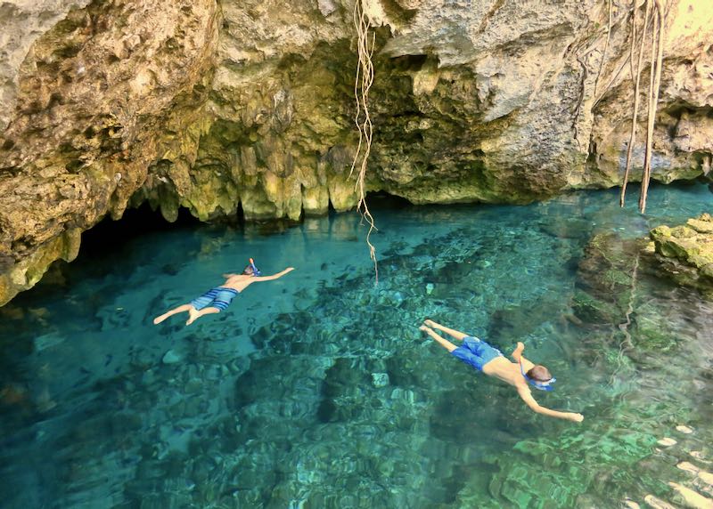 Cenote near Cancun.