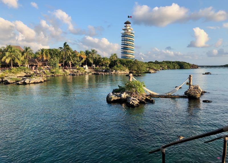 Xel Ha water park near Cancun.