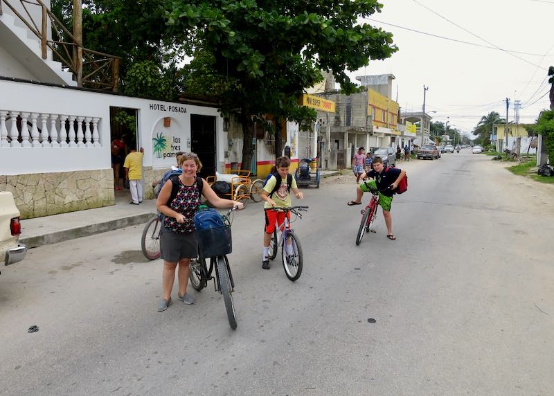 Bikes in Tulum.