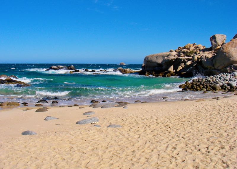 Good beach in Baja, Mexico.