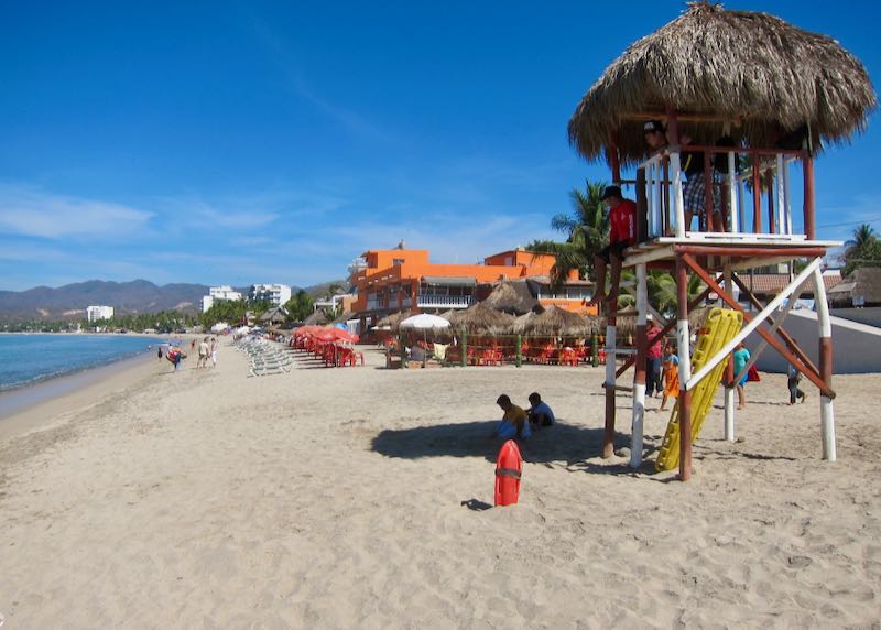 Best beach in Bucerias, Mexico