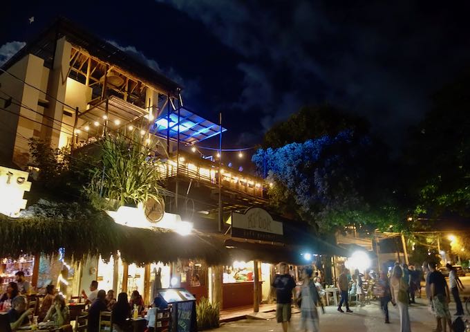 The terrace bar above Kibok in Tulum