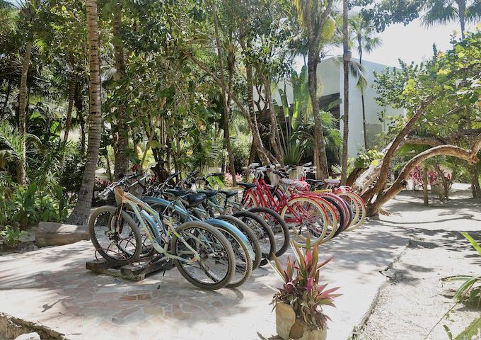 Free bikes at Casa Malca in the South Beach Zone