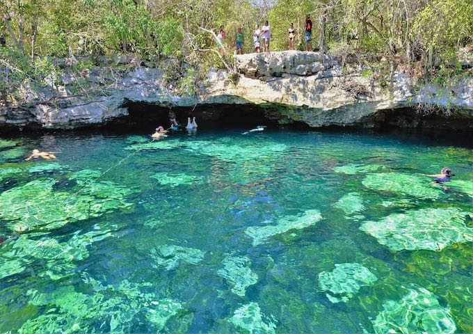 Cenote Azul near Tulum and Playa del Carmen