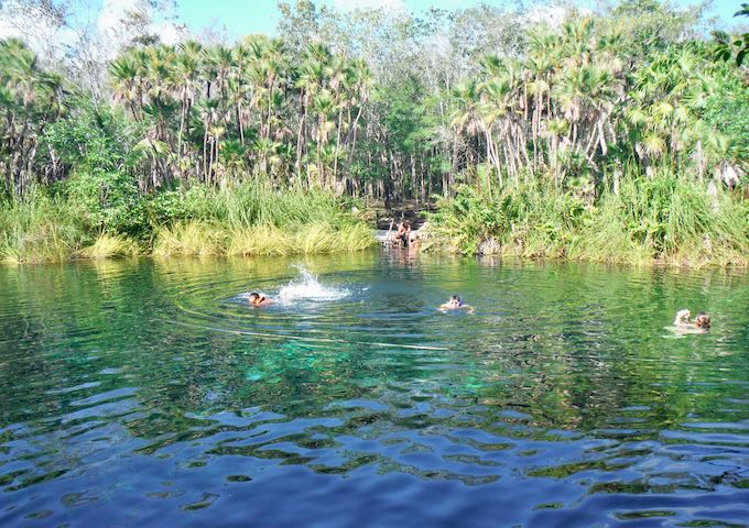 Cenote Cristal in de jungle van Tulum