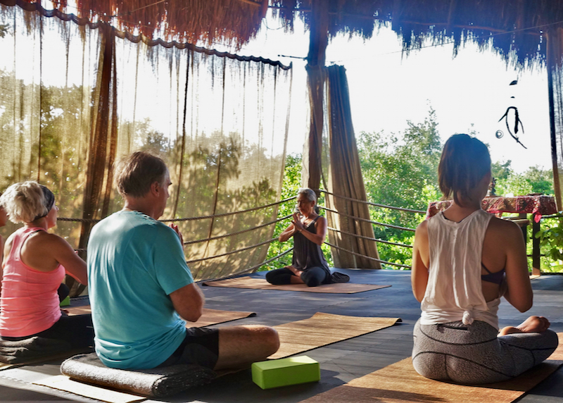 yoga meditation space