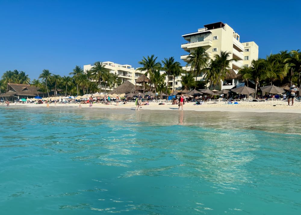 Beach resort in Isla Mujeres.