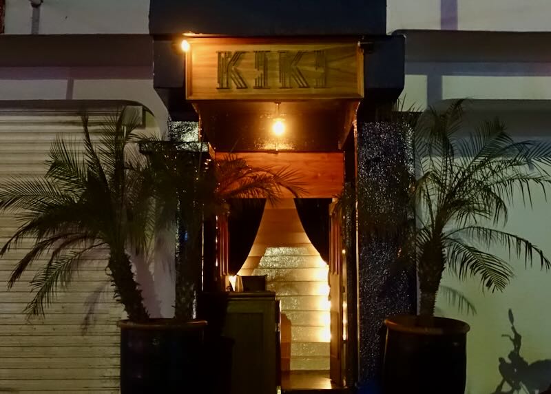 The entrance of Kiki nightclub in Tulum