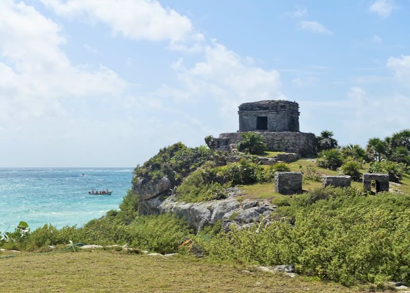 The Temple of the God of Winds at the Tulum Ruins