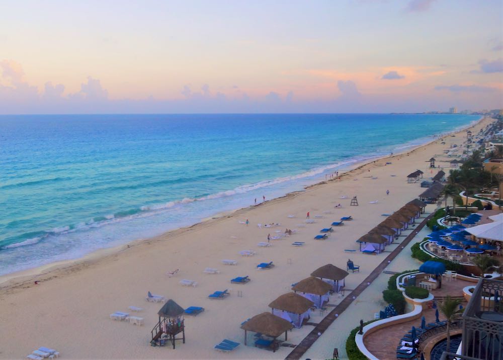Cancun 5-star beach resort.