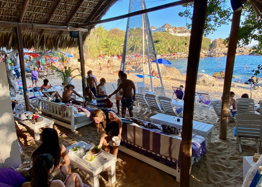 Best beach club in Puerto Escondido.