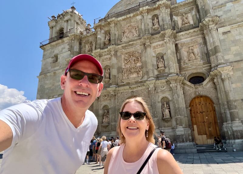 Me and my wife in central Oaxaca.