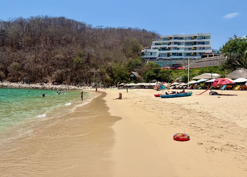 Beach in Huatulco.