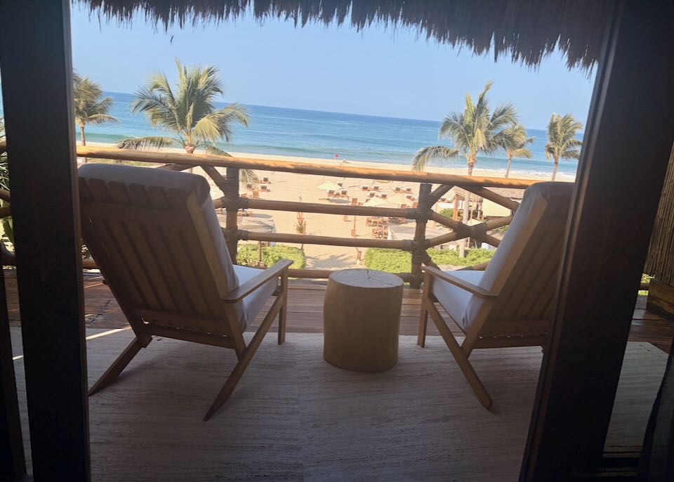 Our room in Puerto Escondido. 